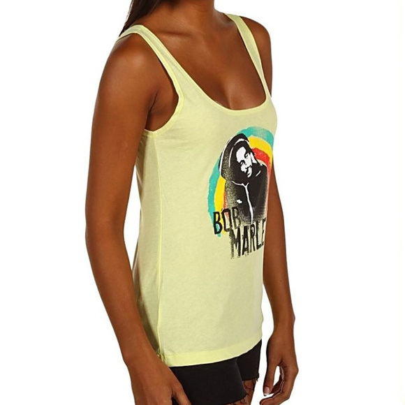 Bob Marley Billabong Rasta Reggae ska rock Official Tank Top M NWT - Picture 3 of 4